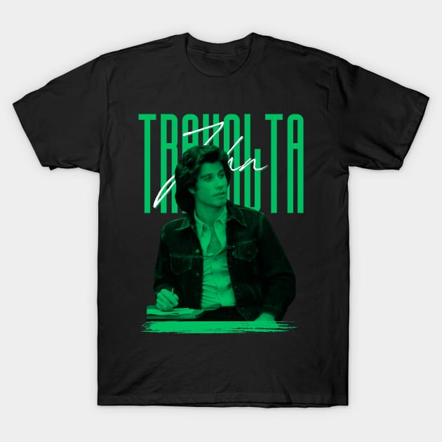 John travolta///original retro T-Shirt by DetikWaktu